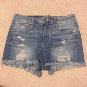 AE NWOT Super Hi Rise Jeans Shorts